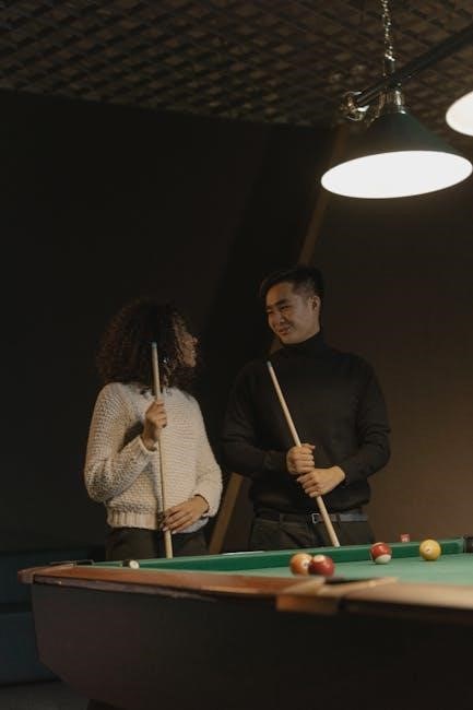 pool table assembly instructions pdf